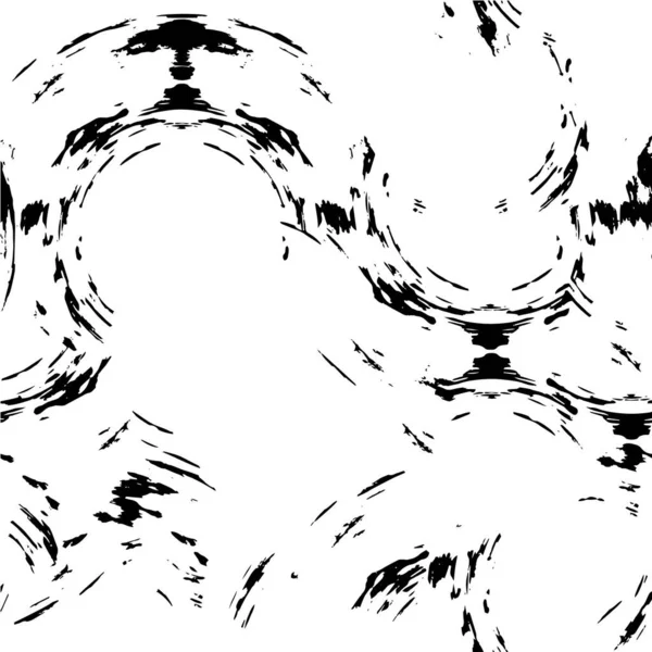 Grunge Monochrom Illustration Mit Chaotischen Farbspritzern — Stockvektor