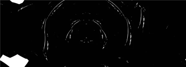 Гранж Монохромная Иллюстрация Хаотичными Брызгами Чернил — стоковый вектор