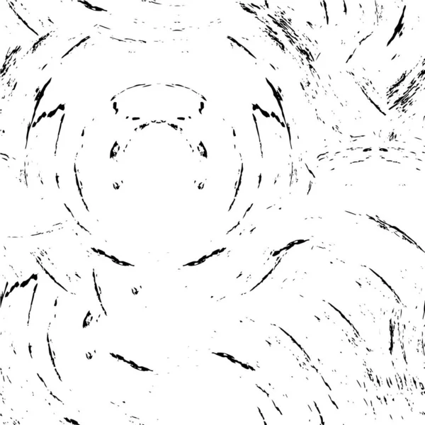 Grunge Monochrom Illustration Mit Chaotischen Farbspritzern — Stockvektor