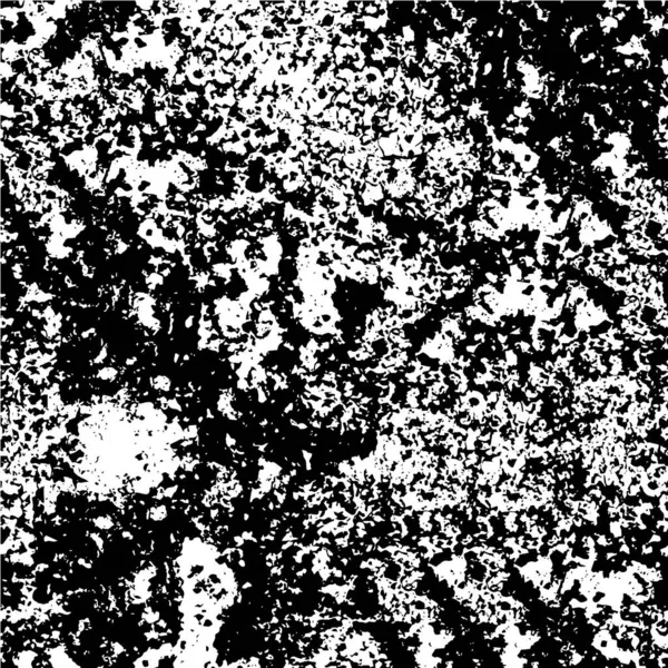 Kaotik Mürekkep Sıçramaları Içeren Grunge Monokrom Resimlemesi — Stok Vektör