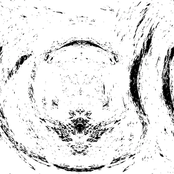 Grunge Ilustración Monocromática Con Salpicaduras Tinta Caótica — Archivo Imágenes Vectoriales