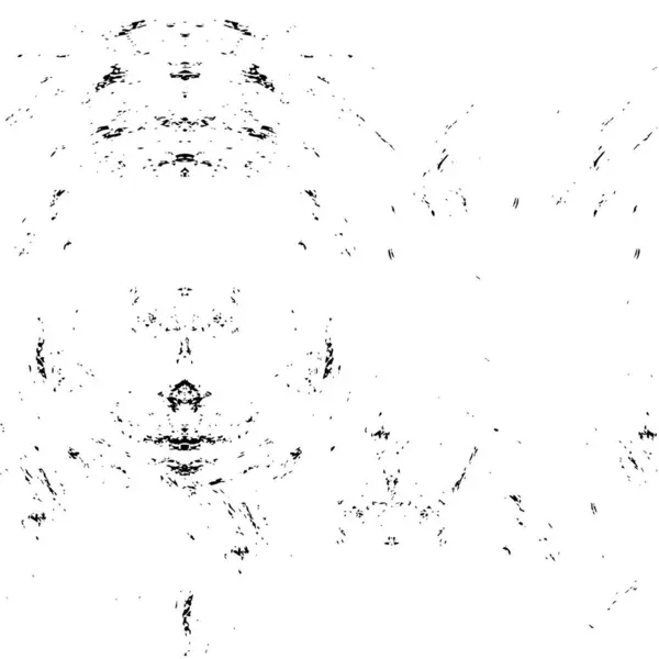 Expresivo Grunge Ilustración Monocromática Con Salpicaduras Tinta Caótica — Vector de stock