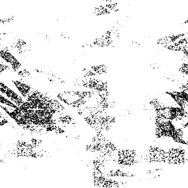 Expresivo Grunge Ilustración Monocromática Con Salpicaduras Tinta Caótica — Vector de stock