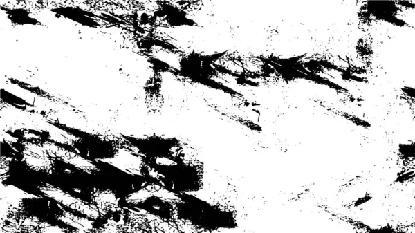 Illustrazione Monocromatica Grunge Espressiva Con Schizzi Inchiostro Caotico — Vettoriale Stock