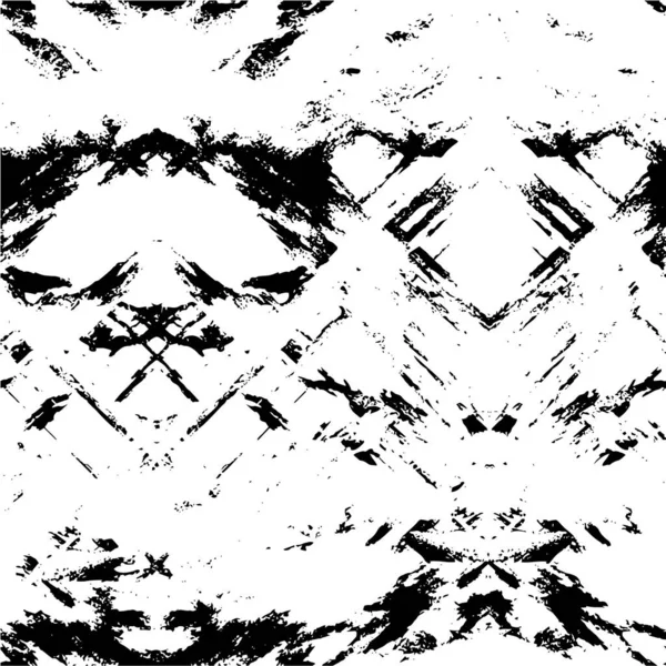 Ilustrație Monocromă Expresivă Grunge Pâlcuri Cerneală Haotice — Vector de stoc