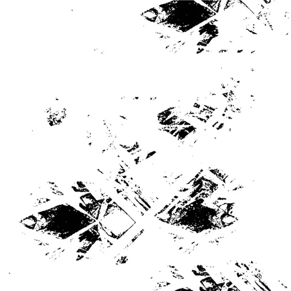 Illustrazione Monocromatica Grunge Espressiva Con Schizzi Inchiostro Caotico — Vettoriale Stock