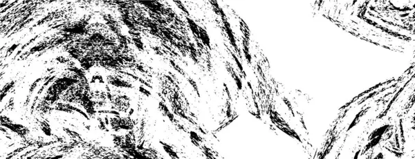 Expressieve Grunge Monochrome Illustratie Met Chaotische Inkt Splatters — Stockvector