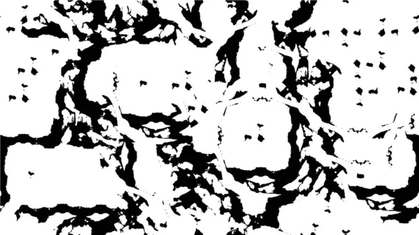 Ретро Вивітрені Шпалери Абстрактні Подряпини Плакат Чорно Білою Фарбою — стоковий вектор