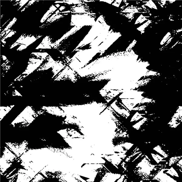Ретро Вивітрені Шпалери Абстрактні Подряпини Плакат Чорно Білою Фарбою — стоковий вектор