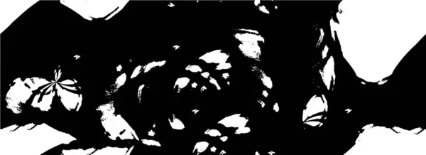 悲哀的黑白相间的背景 带有划痕 抽象的风化墙纸 — 图库矢量图片