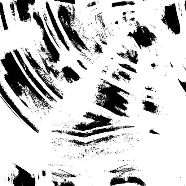 Abstract Zwart Wit Patroon Achtergrond Met Krassen — Stockvector