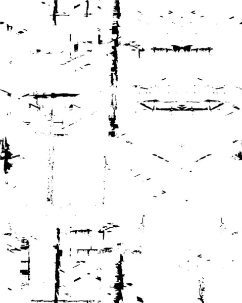Abstraktní Černobílý Vzor Pozadí Škrábanci — Stockový vektor