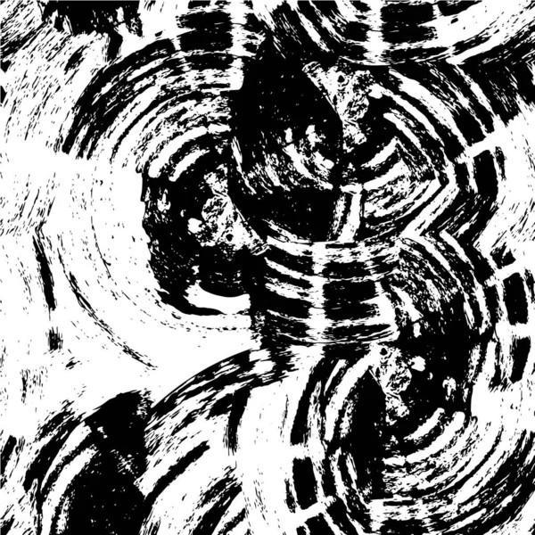 Черно Белый Плакат Обои Абстрактными Царапинами — стоковый вектор