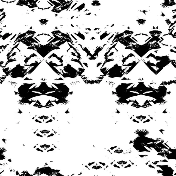 Ošlehaná Černá Bílá Barva Plakátu Abstraktní Škrábance Tapetě — Stockový vektor