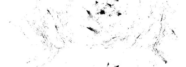 Abstrakte Kratzer Verwitterte Tapeten Mit Schwarzer Und Weißer Farbe — Stockvektor