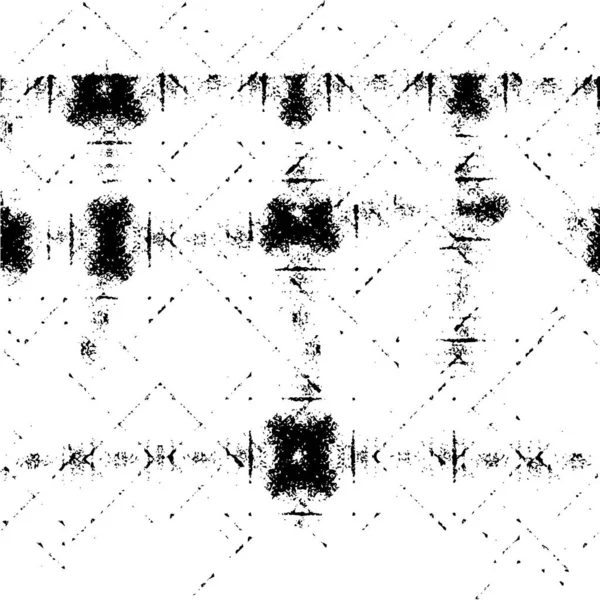 Ilustrační Plakát Černobílými Škrábanci Abstraktní Ošlehaná Tapeta — Stockový vektor
