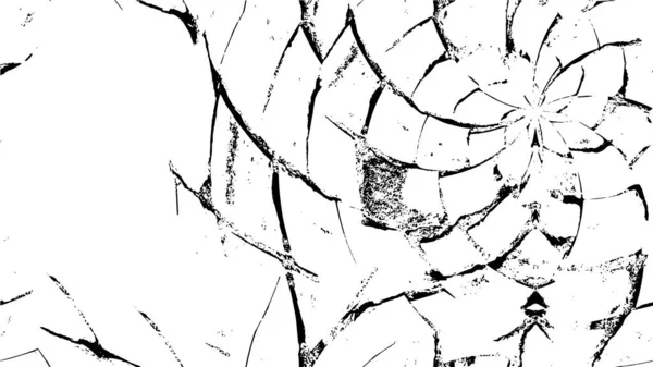 Плакат Царапанной Поверхностью Черный Белый Фон — стоковый вектор