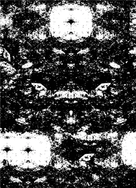 Фон Царапинами Черно Белые Обои Выветриванием — стоковый вектор
