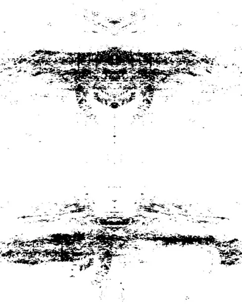 Fond Noir Blanc Affligé Papier Peint Avec Surface Rayée — Image vectorielle