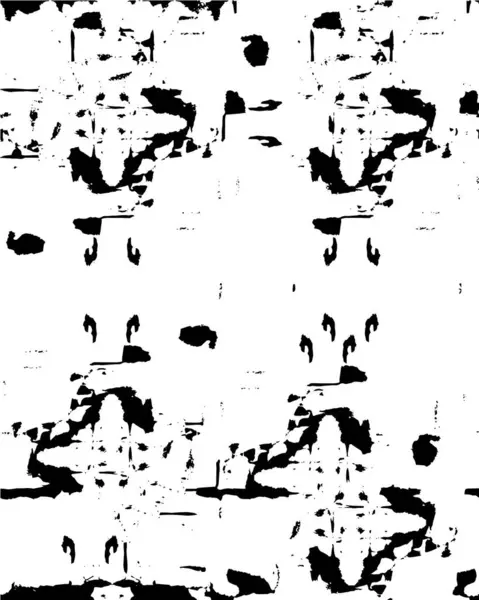 Fond Noir Blanc Affligé Papier Peint Avec Surface Rayée — Image vectorielle