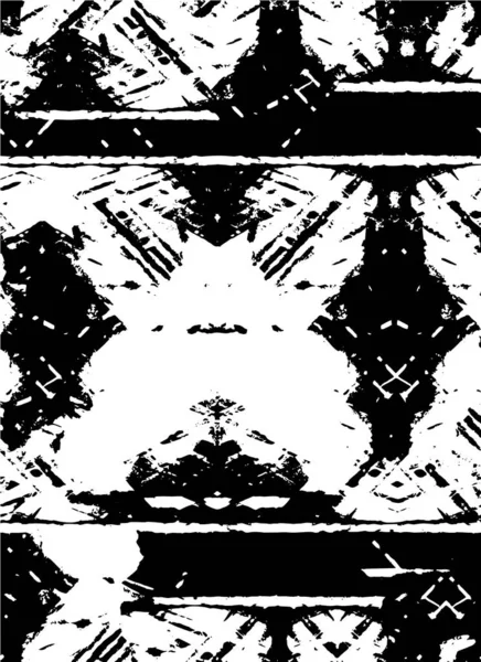 Abstrakte Digitale Kunst Hintergrund Schwarz Weißen Farben Grunge Kulisse Für — Stockvektor