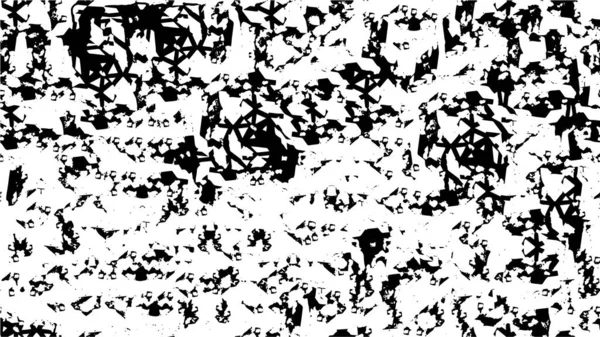 Papier Peint Avec Surface Rayée Fond Noir Blanc Affligé — Image vectorielle