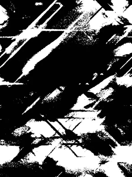 Tapete Mit Zerkratzter Oberfläche Beunruhigt Schwarz Weißer Hintergrund — Stockvektor