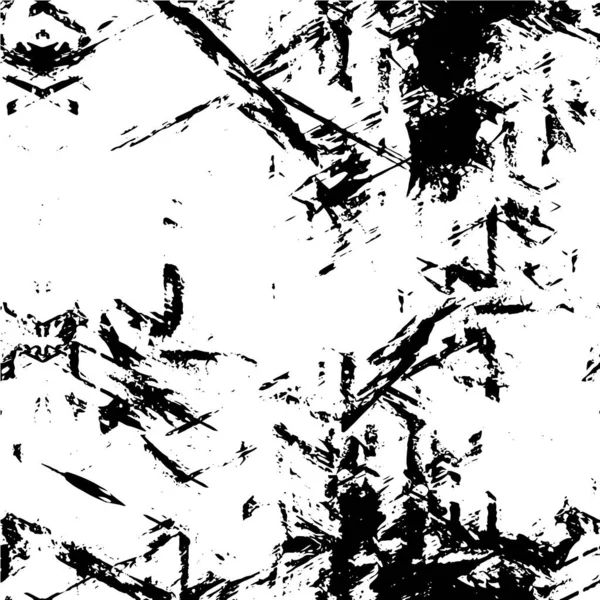 引っかかった表面が付いている抽象的な壁紙 コピースペースのための苦しみを受けた黒と白の背景 — ストックベクタ