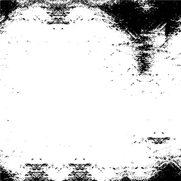Abstrakter Schwarz Weißer Grunge Hintergrund Vektorillustration — Stockvektor