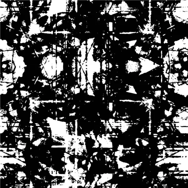 Абстрактный Рисунок Черно Белых Цветах Творческий Фон — стоковый вектор