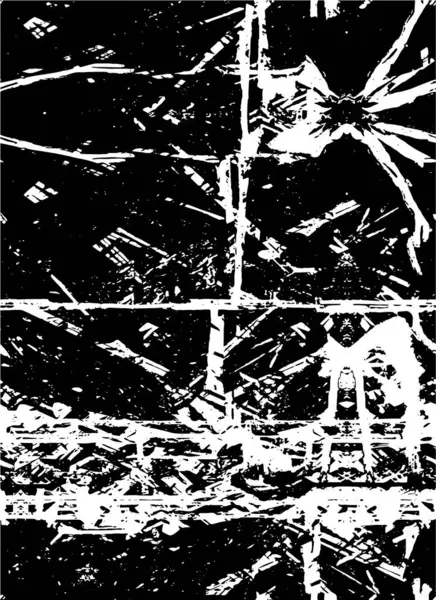 Напряженный Фон Черно Белой Текстуре Царапинами Абстрактная Векторная Иллюстрация — стоковый вектор