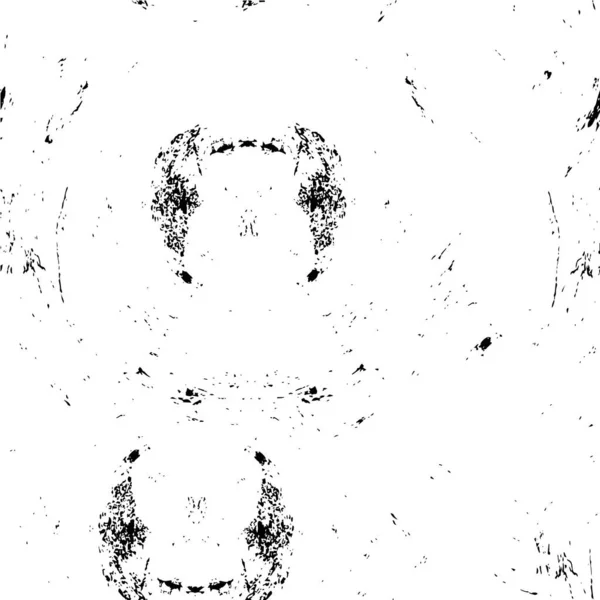 Тривожний Фон Чорно Білій Текстурі Подряпинами Абстрактна Векторна Ілюстрація — стоковий вектор