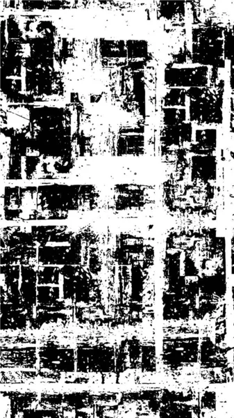 Verontruste Achtergrond Zwart Wit Textuur Met Krassen Abstracte Vector Illustratie — Stockvector