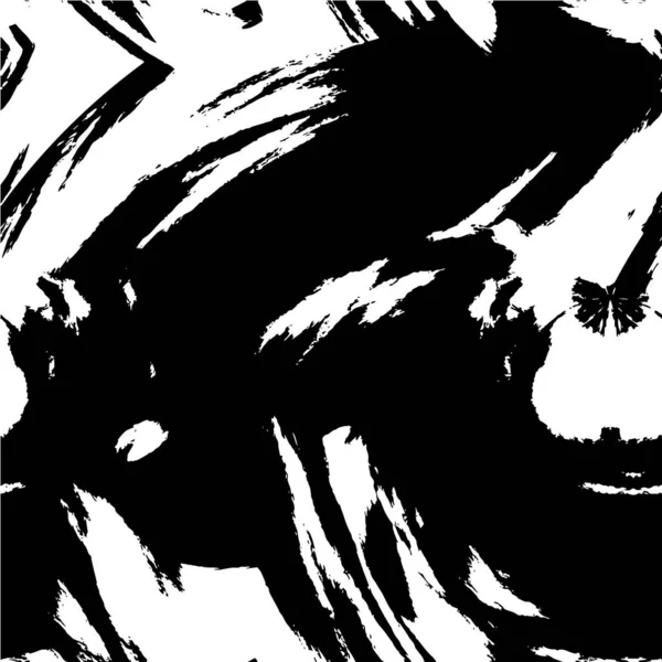 Siyah Beyaz Desenli Çizikli Sıkıntılı Bir Arka Plan Soyut Vektör — Stok Vektör