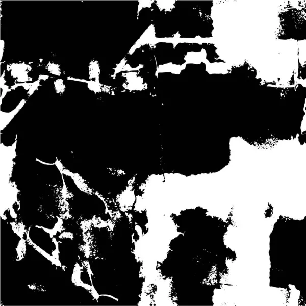 Szomorú Háttér Fekete Fehér Textúra Karcolásokkal Elvont Vektor Illusztráció — Stock Vector