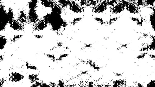 Fond Affligé Texture Noire Blanche Avec Des Rayures Illustration Vectorielle — Image vectorielle