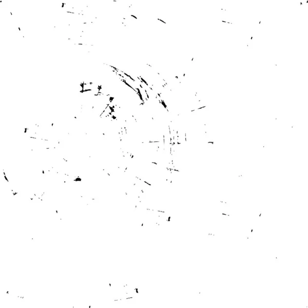 Fondo Angustiado Textura Blanco Negro Con Arañazos Ilustración Vector Abstracto — Vector de stock