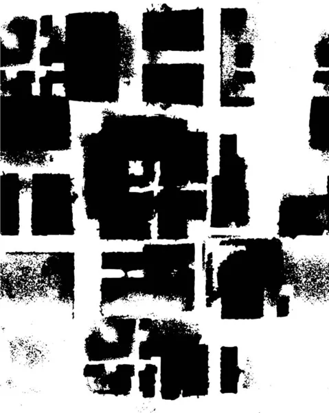 Ztrápený Pozadí Černobílé Textuře Škrábance Abstraktní Vektorová Ilustrace — Stockový vektor