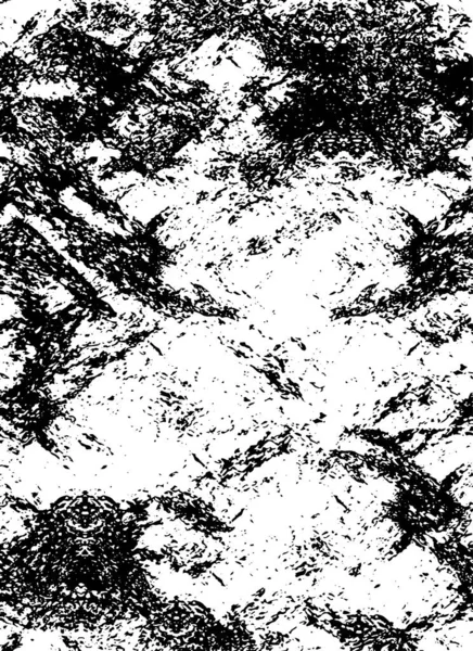 Schwarz Weiße Monochrome Textur Verwitterter Hintergrund — Stockvektor