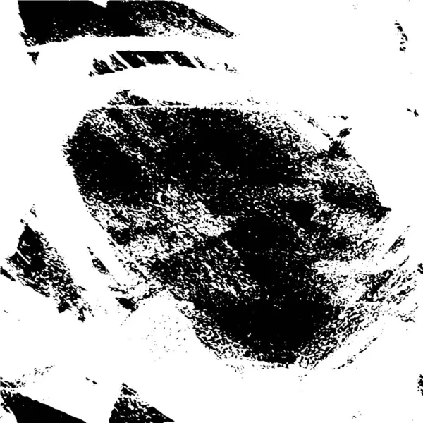 Černobílá Monochromatická Textura Ošlehaný Pozadí — Stockový vektor