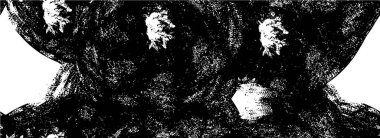 Siyah ve beyaz olarak sıkıntılı bir doku. Grunge vektör çizimi. Grunge örtüsü ve çizgiler. soyut vektör dokusu