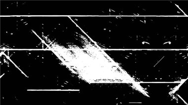 Siyah ve beyaz olarak sıkıntılı bir doku. Grunge vektör çizimi. Grunge örtüsü ve çizgiler. soyut vektör dokusu