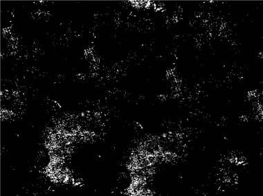 Siyah ve beyaz olarak sıkıntılı bir doku. Grunge vektör çizimi. Grunge örtüsü ve çizgiler. soyut vektör dokusu