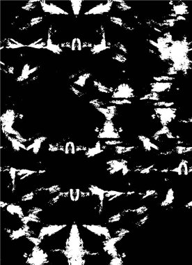 Siyah ve beyaz olarak sıkıntılı bir doku. Grunge vektör çizimi. Grunge örtüsü ve çizgiler. soyut vektör dokusu