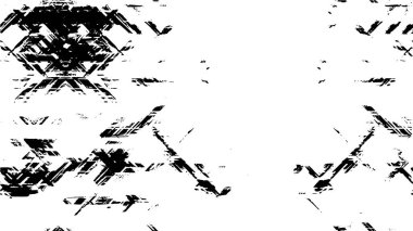 Çatlamış beton tabakasının gergin dokusu. Taş ya da asfalt. grunge yarım ton bir vektör illüstrasyonu