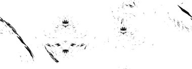 Çatlamış beton tabakasının gergin dokusu. Taş ya da asfalt. grunge yarım ton bir vektör illüstrasyonu