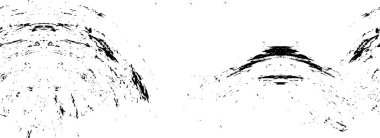 Çatlamış beton tabakasının gergin dokusu. Taş ya da asfalt. grunge yarım ton bir vektör illüstrasyonu