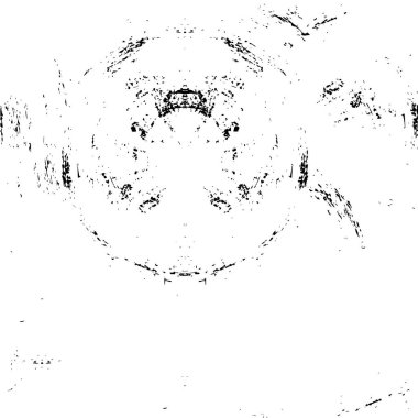 Çatlamış beton tabakasının gergin dokusu. Taş ya da asfalt. grunge yarım ton bir vektör illüstrasyonu