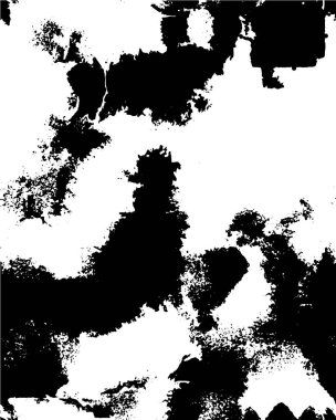 Çatlamış beton tabakasının gergin dokusu. Taş ya da asfalt. grunge yarım ton bir vektör illüstrasyonu