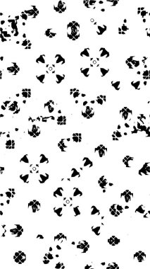 Çatlamış beton tabakasının gergin dokusu. Taş ya da asfalt. grunge yarım ton bir vektör illüstrasyonu